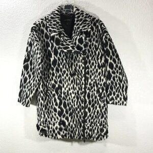 Banana Republic Animal Print Wool and Alpaca Blend
